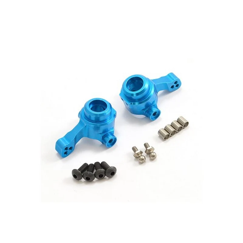 2 Fusées avant Alu Bleu Pour Tamiya TT02 - FTTA034B