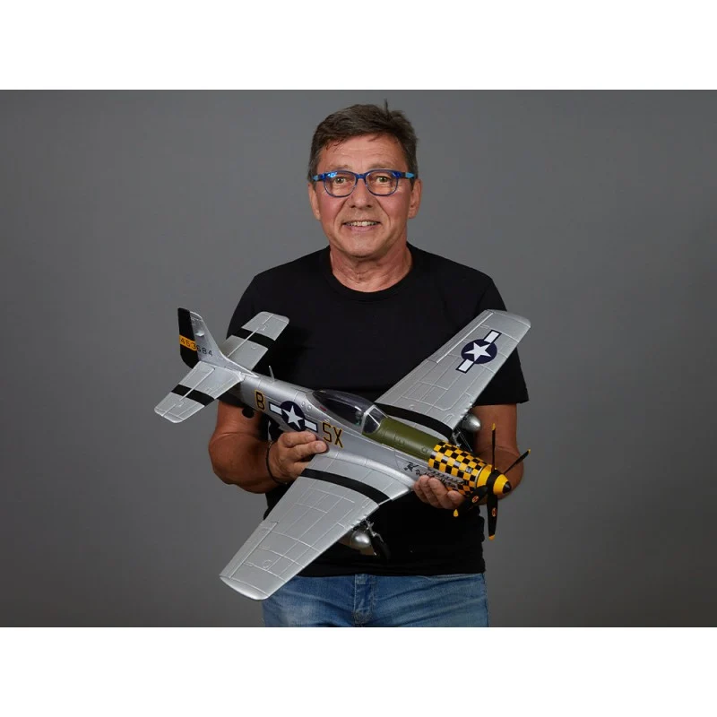 Avion RC 750mm P-51D Mustang Warbird PNP kit DB003PG - Image 12