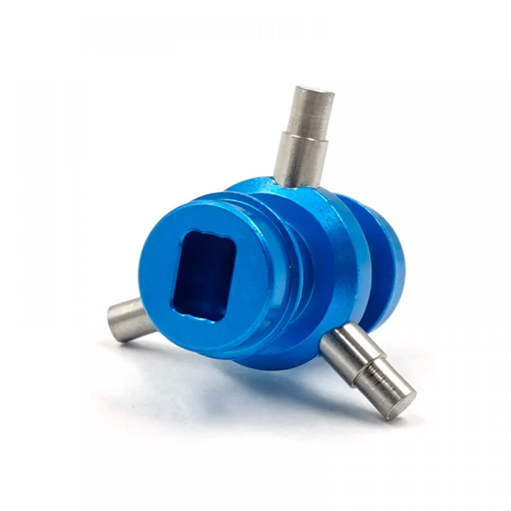 Axe solide en aluminium bleu pour Tamiya M05 M06 Yeah Racing - Image 3