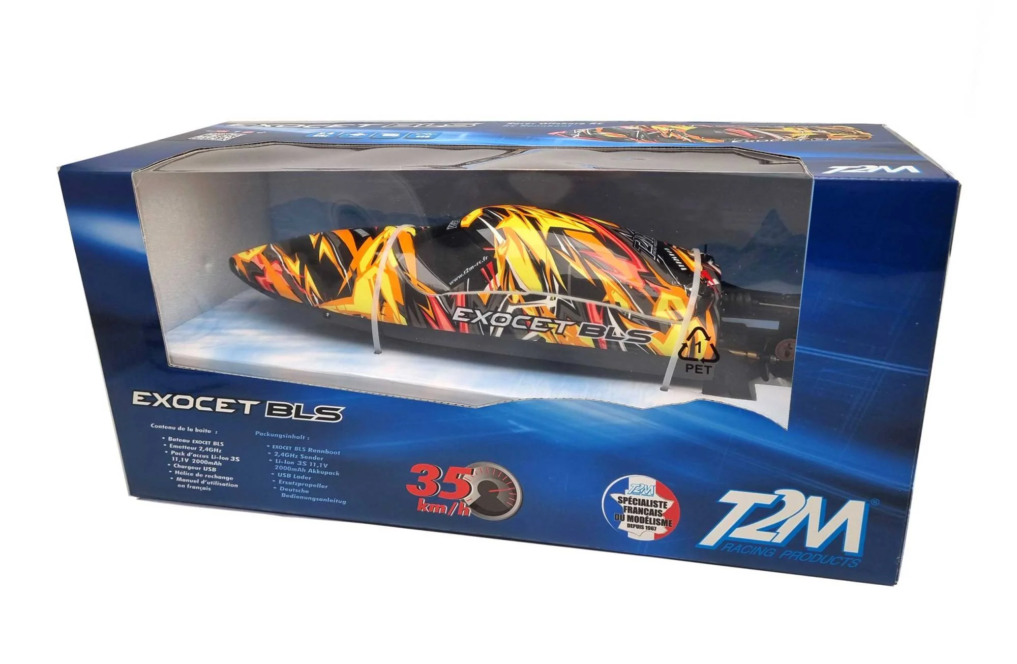 Bateau RC T2M Exocet Brushless 35km/h - T625 - Image 9