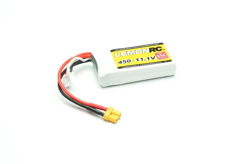 Batterie LiPo 3S LemonRC 450mah - 11,1V (35C) XT30