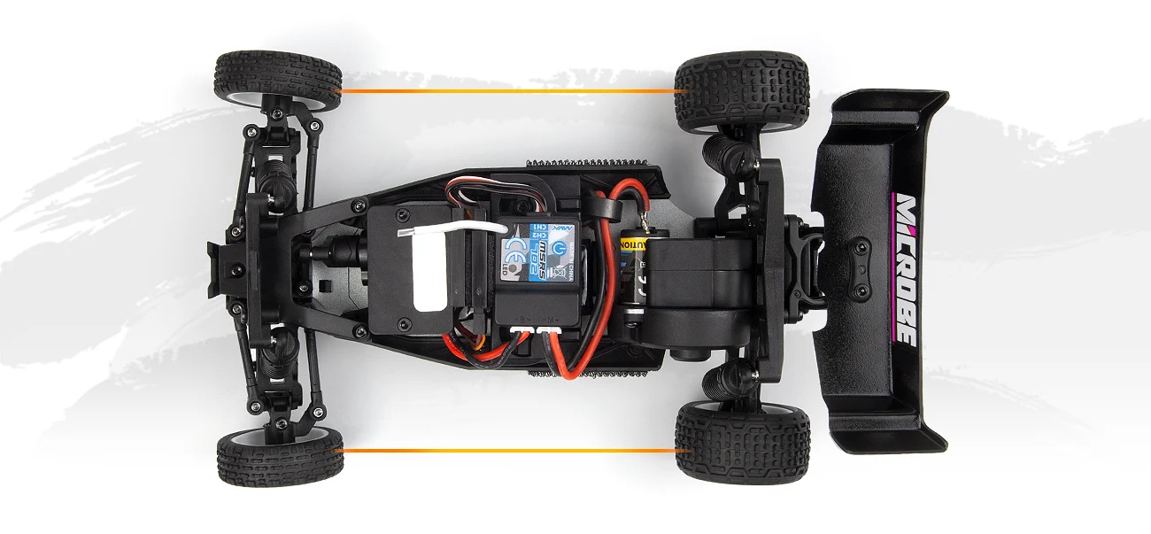 Buggy 1/24 Maverick Microbe – Voiture RC Tout-Terrain MV150851 - Image 6