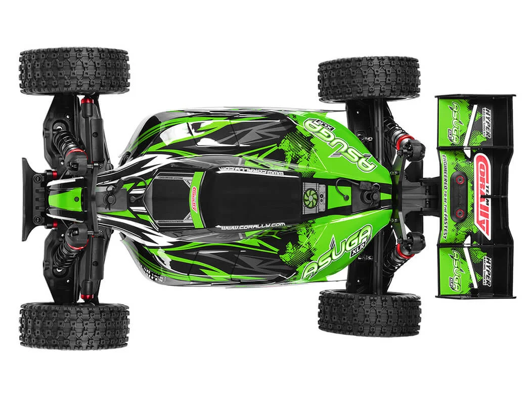 Buggy Corally ASUGA XLR 6S verte Brushless RTR 1/8 - 00288 - Image 8