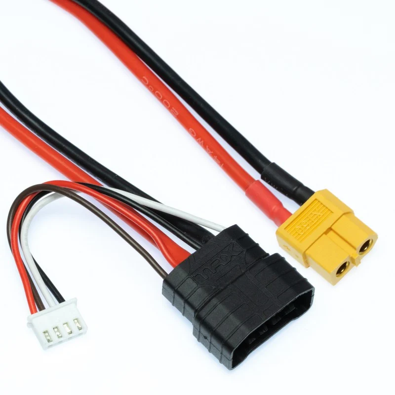 Câble pour chargeur sortie XT60 - XT60 vers Batterie 3S Traxxas ID - Image 2