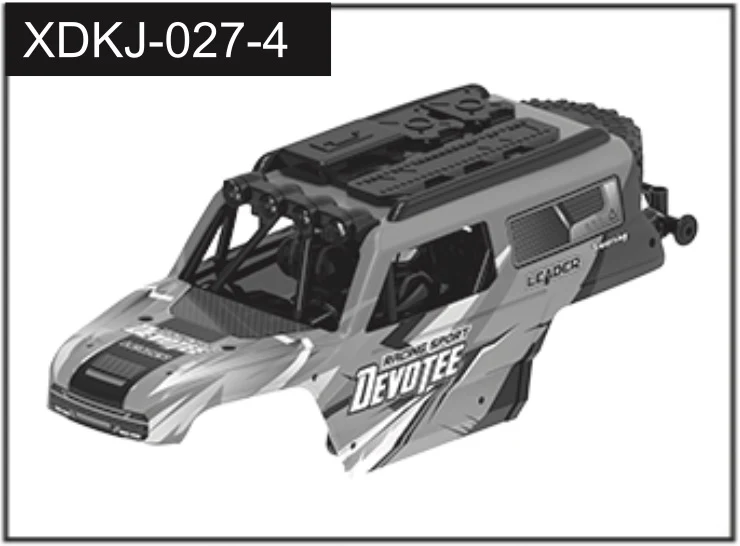 Carrosserie bleue pour Devotee 1/20 - J-027-4 blue
