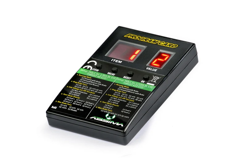 Carte de programmation HobbyWing Absima THRUST BL ECO - 2110041