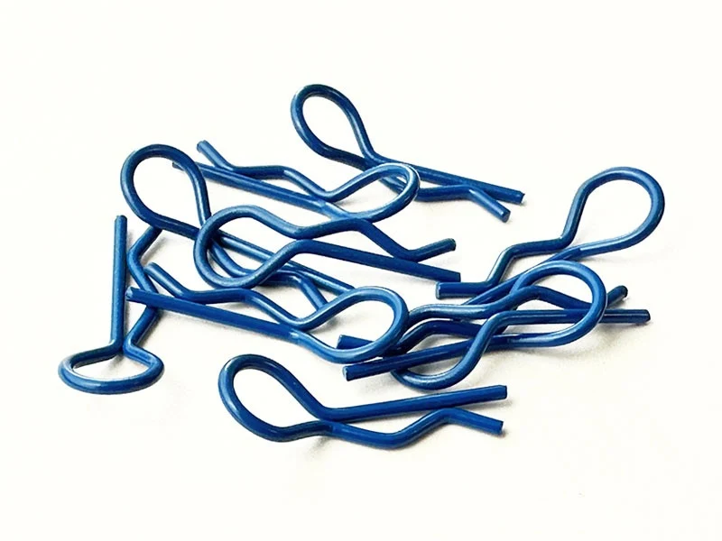 Clips 1/10 bleu pour carrosseries x 10 - HSPX026