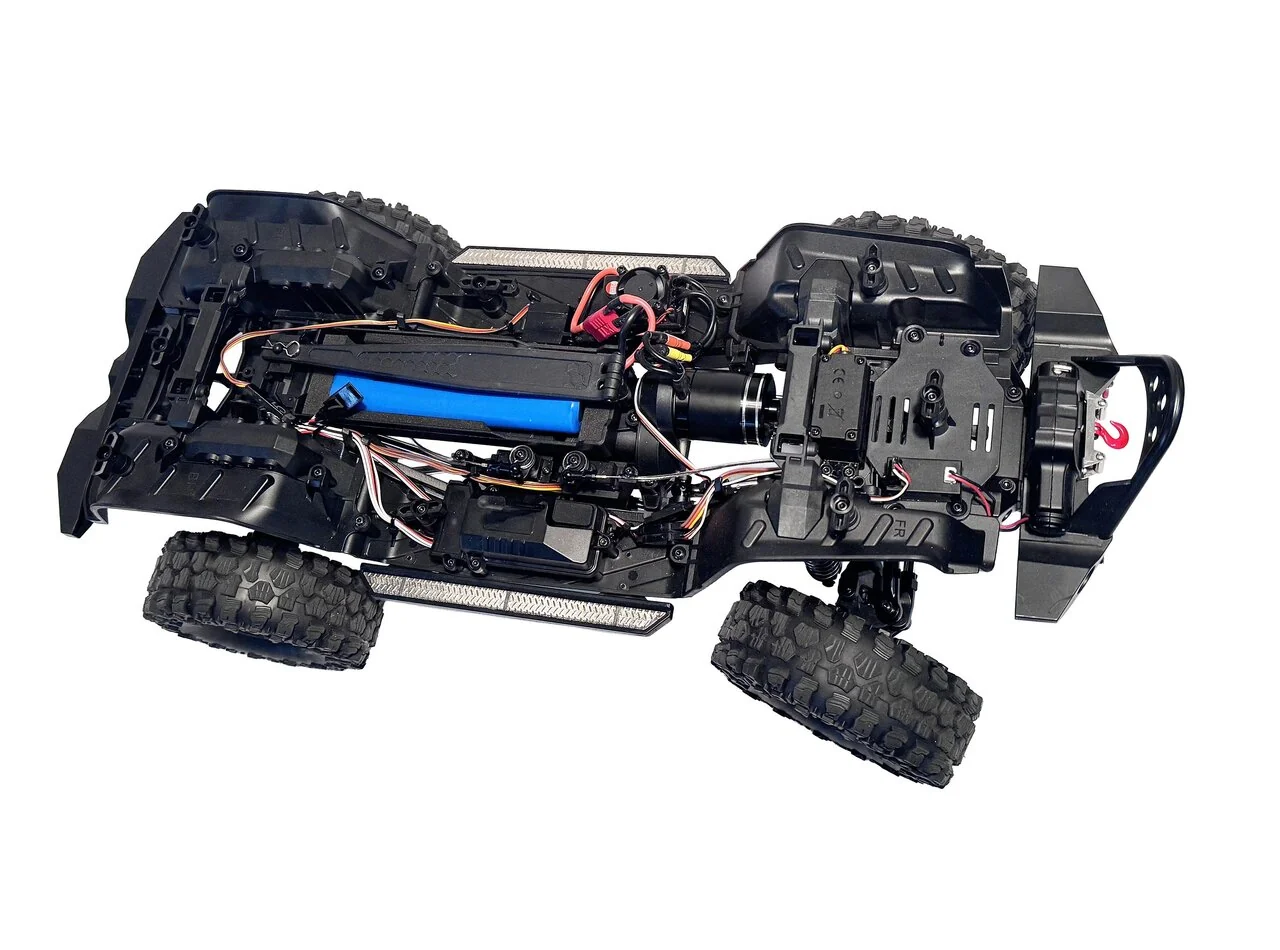 DF Models Crawler RC DF-04S PRO 1/10 Scale rouge métal – Brushless RTR - Image 3