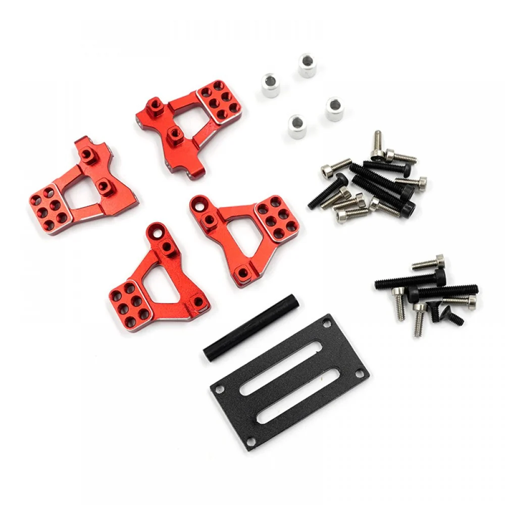 Ensemble de supports d'amortisseurs avant et arrière en aluminium pour TRX-4M Yeah Racing