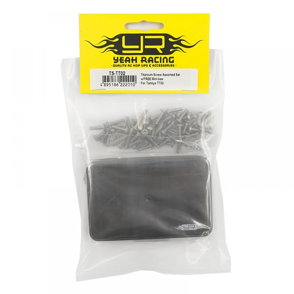 Ensemble de vis en titane assorties avec mini-boîte pour Tamiya TT02 - Image 2