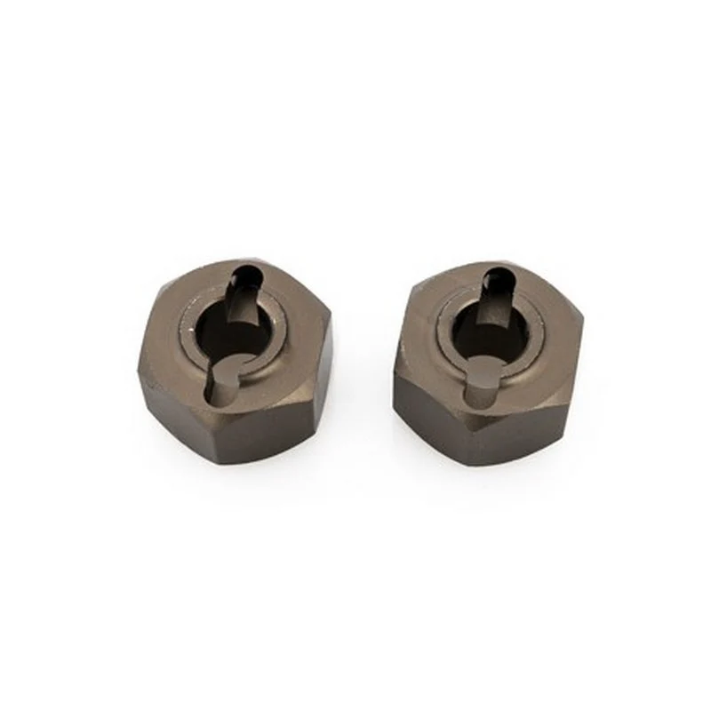 Hexagone de roue Arrière en alu (x2) Hobbytech REV-BX025