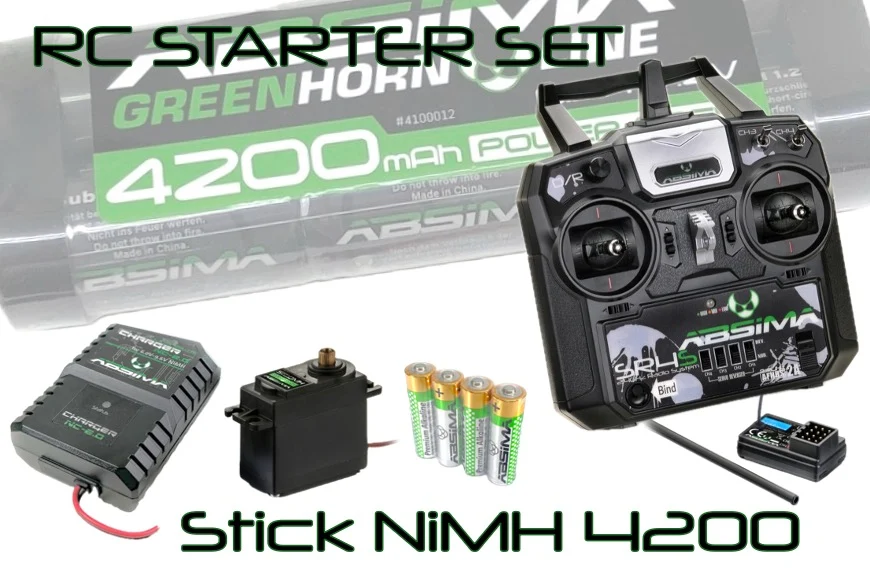 Kit de démarrage RC "Stick NiMH 4200" - 2200015