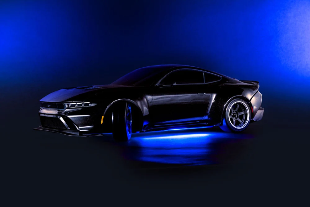 Kit d'éclairage LED pour bas de caisse bleu 4-Tec - Traxxas 10590-BLUE - Image 2