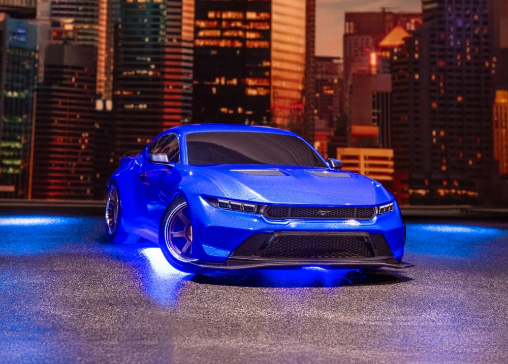Kit d'éclairage LED pour bas de caisse bleu 4-Tec - Traxxas 10590-BLUE - Image 4