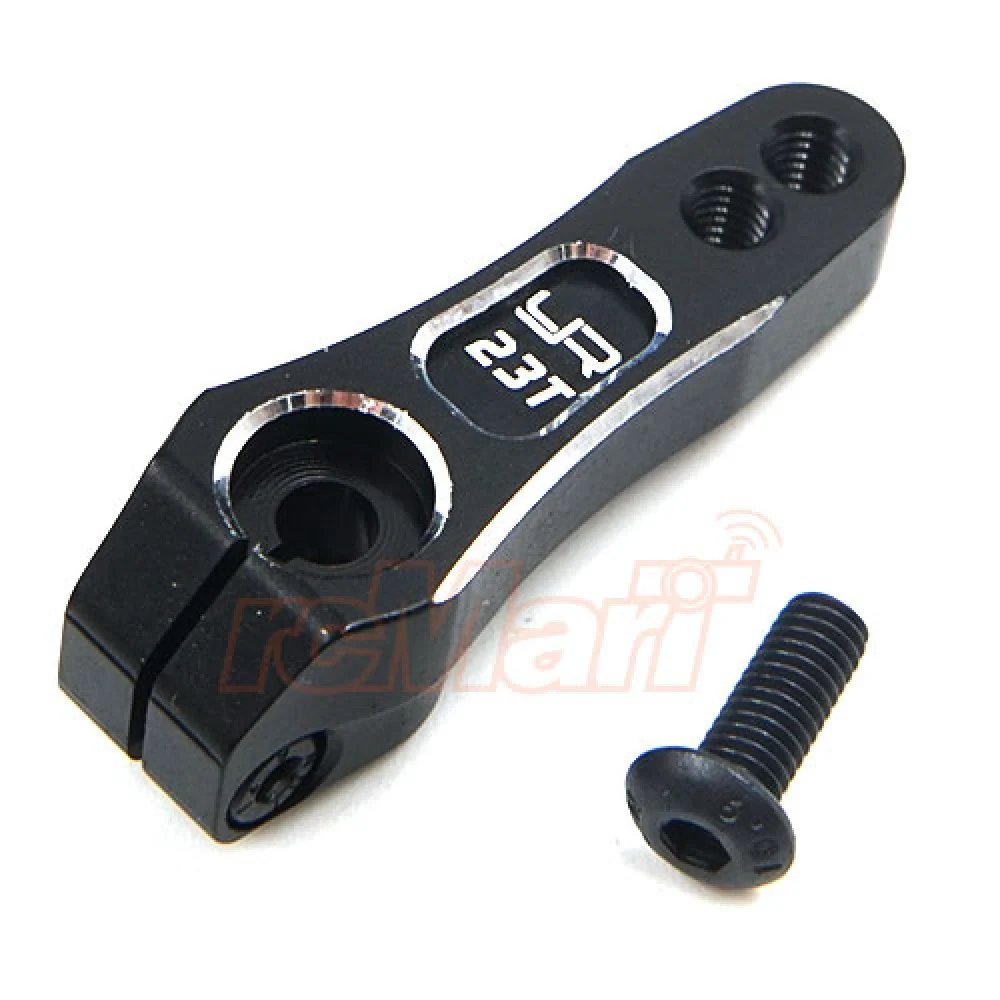 Palonnier servo double en aluminium 23T noir