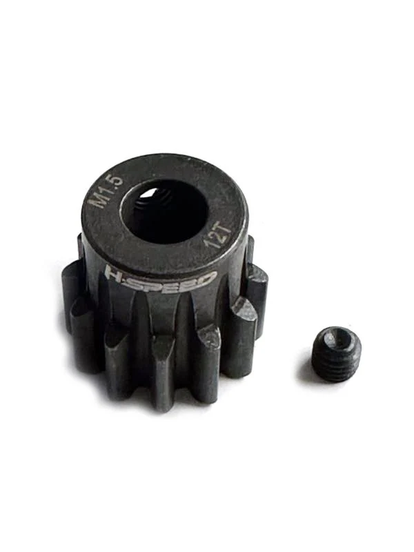 Pignon acier 12 dents M1,5 alésage 8mm