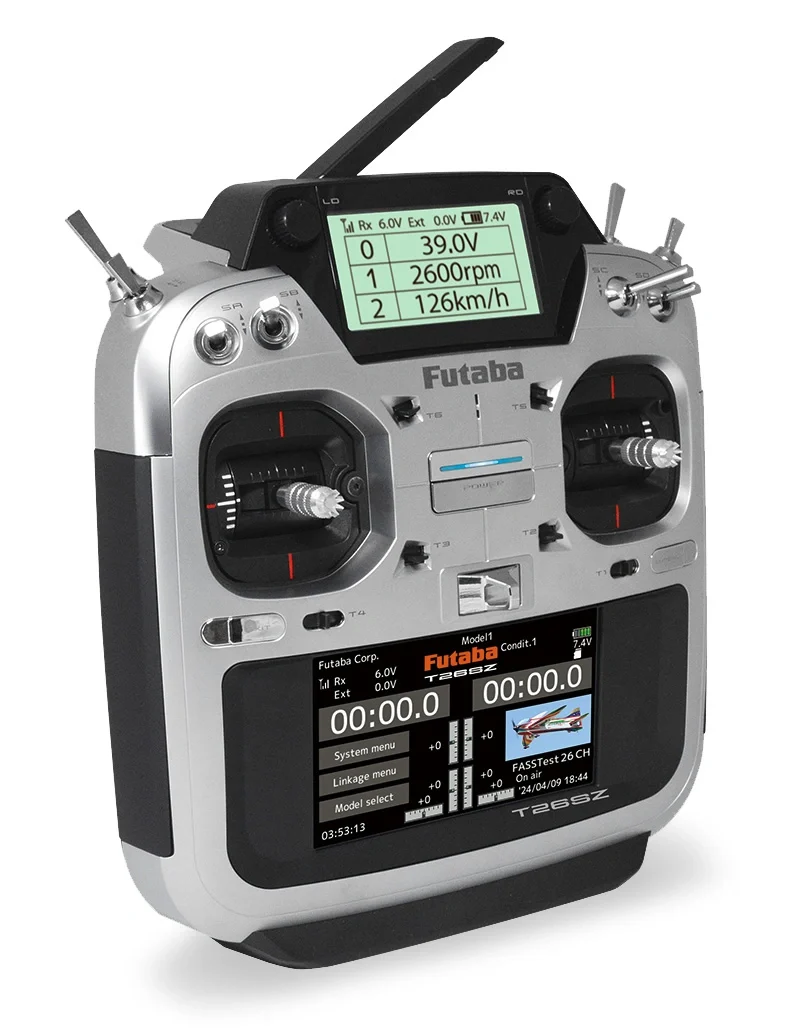 Radio Futaba T26SZ FASSTest26 + 3 récepteur R7208SB 2S LiPo - Image 3