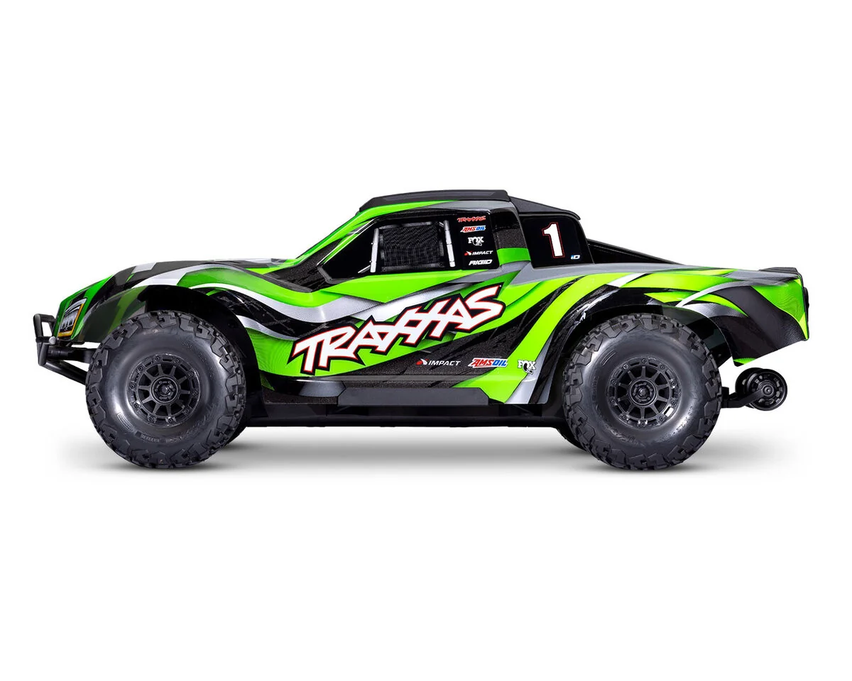 Traxxas Maxx Slash 6s Short Course 1/8 vert 102076-4 - Image 3