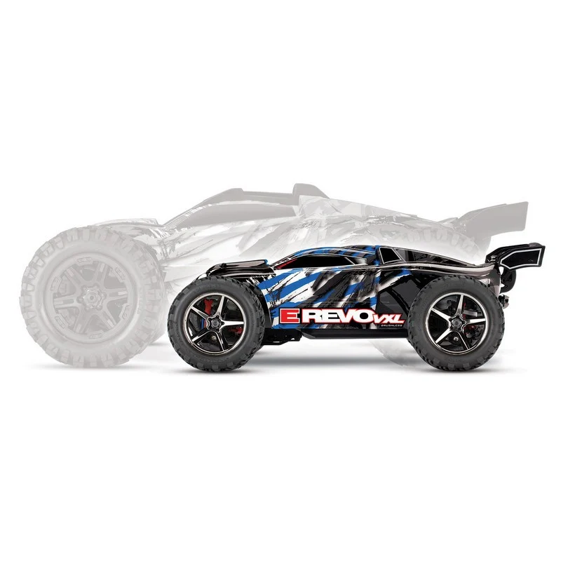 Traxxas Mini E Revo Brushless 1/16 VXL TQI ID TSM 71076-8 bleu - Image 6