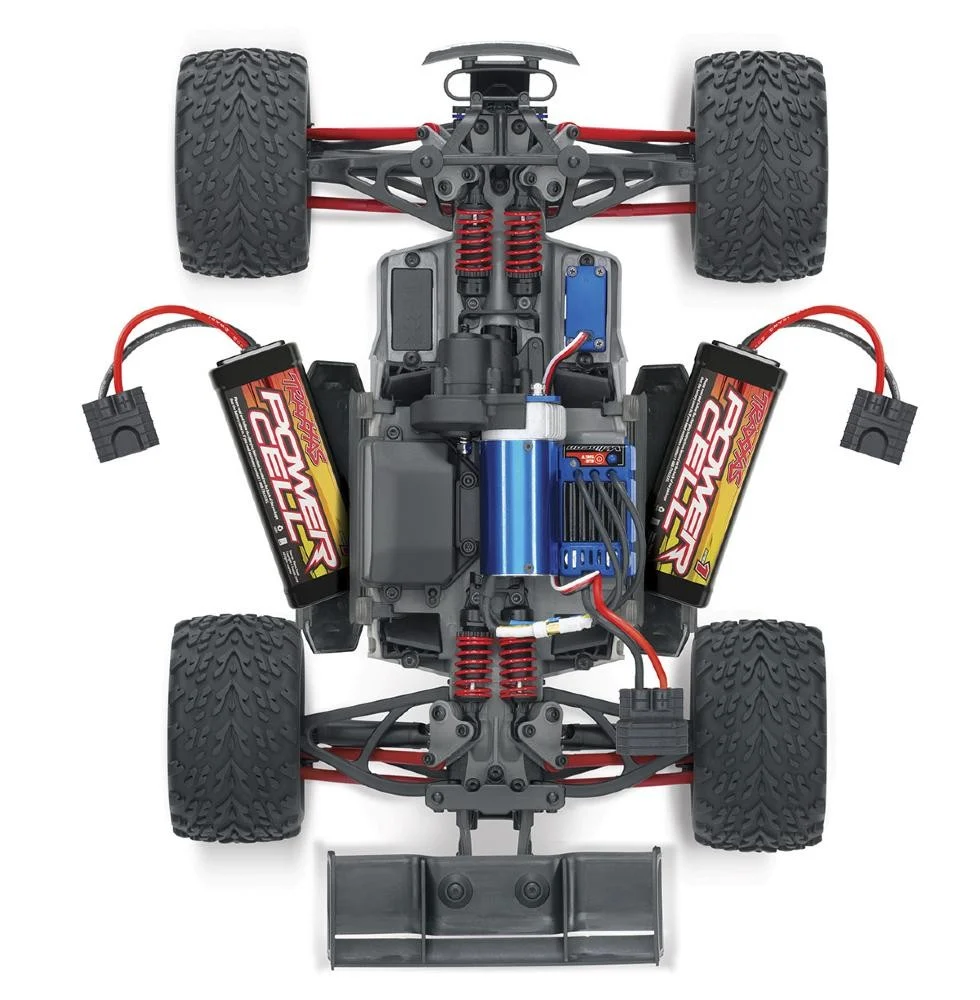 Traxxas Mini E Revo Brushless 1/16 VXL TQI ID TSM 71076-8 bleu - Image 8