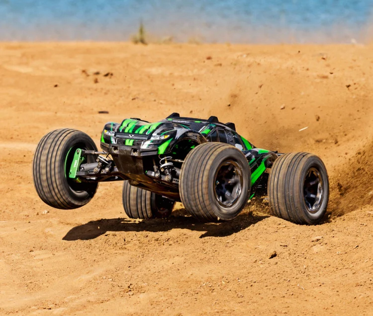 Traxxas Rustler 4x4 Ultimate VXL vert 1/10 RTR - 67097-4 - Image 11