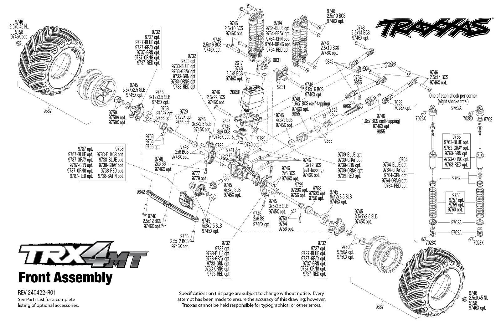 Traxxas TRX-4MT K10 monster truck 1/18 RTR - 98064-1 rouge - Image 11